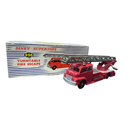 226 - Dinky. Turntable Fire Escape No. 956, generally excellent in excellent to good plus Supertoys box, w... 