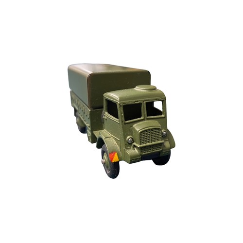 279 - Dinky. Army Covered Truck No. 623, generally excellent in good plus Dinky Toys yellow box (3/7 penci... 