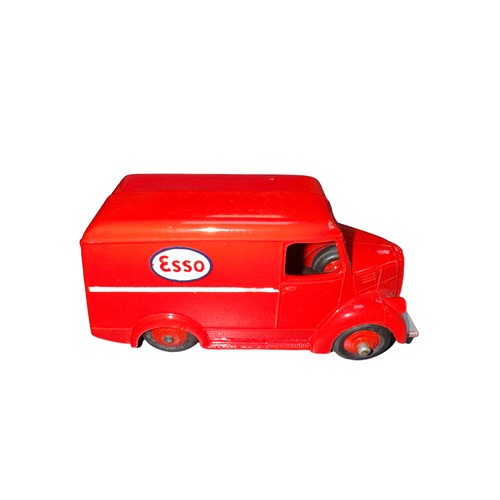 213 - Dinky. Trojan Van (Esso) No. 31A, one example of van, red, red hubs with smooth tyres, silver trim, ... 