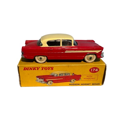 210 - Dinky. Hudson Hawk Sedan with windows No. 174, generally excellent in good plus Dinky Toys correct c... 