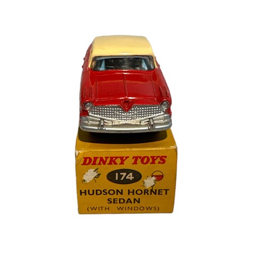 210 - Dinky. Hudson Hawk Sedan with windows No. 174, generally excellent in good plus Dinky Toys correct c... 