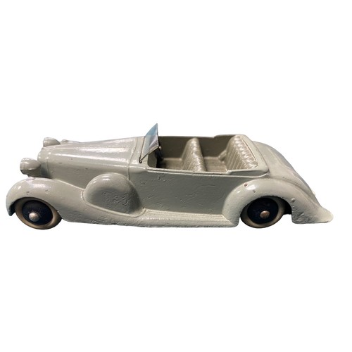 234 - Dinky. 1940s onwards Lagonda Sports Coupe No. 38c, generally excellent, grey body, mid grey seats, s... 