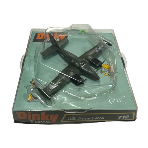 294 - Dinky. US Army T42A No. 712, excellent in excellent clear bubble pack (small green label applied), d... 