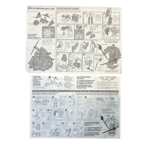 98 - Thunderzord Assault Team. Ban Dai Power Rangers Mighty Morphin Thunderzord Assault Team. In original... 