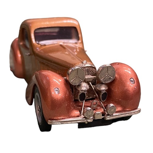 303 - Milestone. 1/43rd scale Gems & Cobwebs 1938 Jaguar SS100 Coupe No. GC34S, generally excellent in exc... 