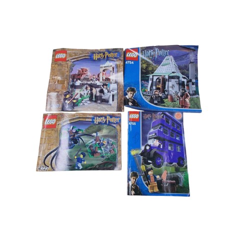 84 - Lego. Unboxed Harry Potter collection, generally good plus, with Hagrid's Hut No. 4754, Knight Bus N... 