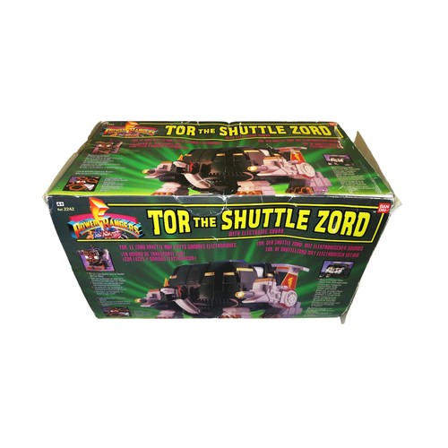 93 - Tor The Shuttlezord. Ban Dai Power Rangers Mighty Morphin Tor the Shuttlezord. In original box (some... 