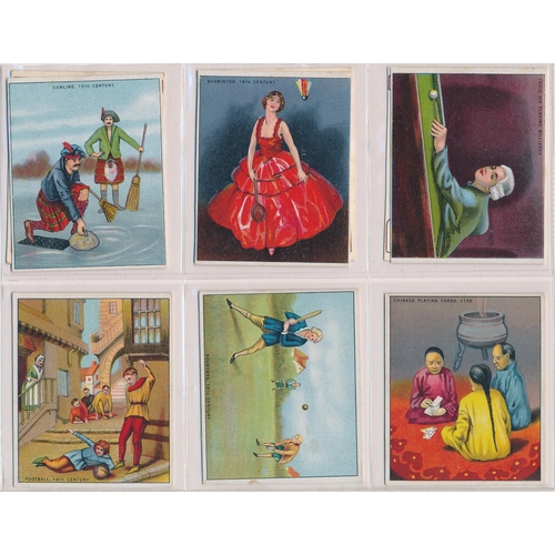 779 - Sarony 1923 Origin of Games large set of 15, in good to very good condition apart from one with a sm... 