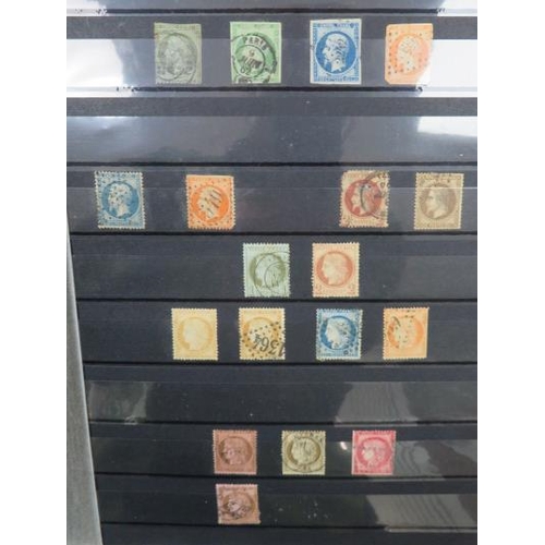 583 - Stamp collection in four albums including Europe – Monaco early to late 1970’s collection on printed... 