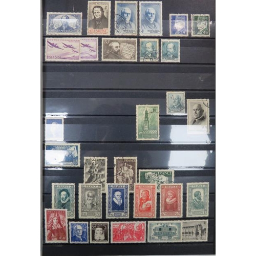 583 - Stamp collection in four albums including Europe – Monaco early to late 1970’s collection on printed... 