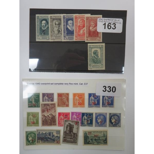 583 - Stamp collection in four albums including Europe – Monaco early to late 1970’s collection on printed... 