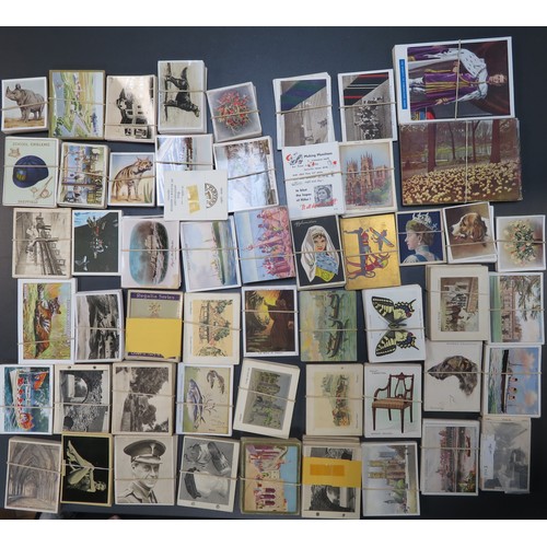 733 - Collection of cigarette card banded large sets (apparently complete, but unchecked), including Ardat... 