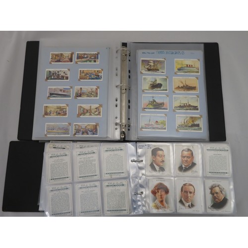 731 - Collection of cigarette card sets, in 10 albums, condition is mixed, but generally good or better, i... 