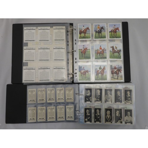 731 - Collection of cigarette card sets, in 10 albums, condition is mixed, but generally good or better, i... 