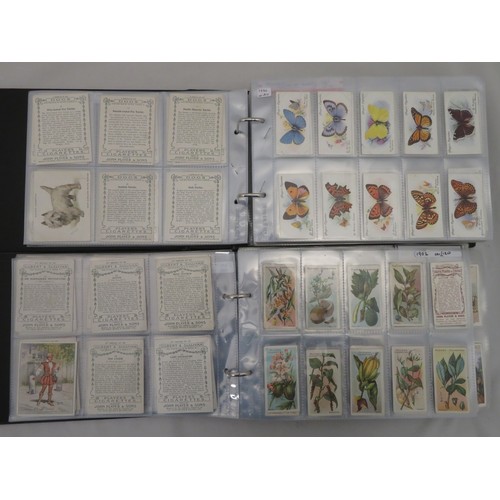 731 - Collection of cigarette card sets, in 10 albums, condition is mixed, but generally good or better, i... 