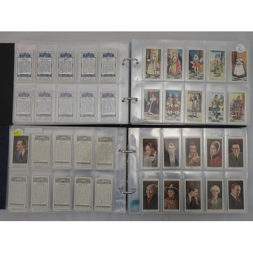 731 - Collection of cigarette card sets, in 10 albums, condition is mixed, but generally good or better, i... 