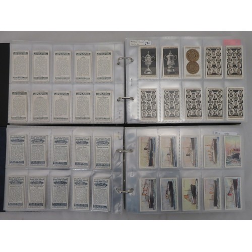 731 - Collection of cigarette card sets, in 10 albums, condition is mixed, but generally good or better, i... 