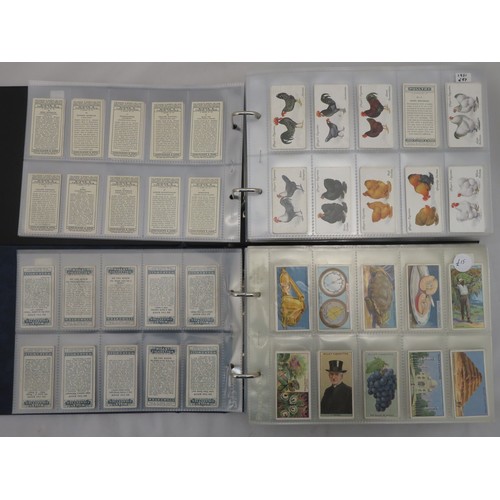 731 - Collection of cigarette card sets, in 10 albums, condition is mixed, but generally good or better, i... 