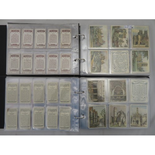 731 - Collection of cigarette card sets, in 10 albums, condition is mixed, but generally good or better, i... 