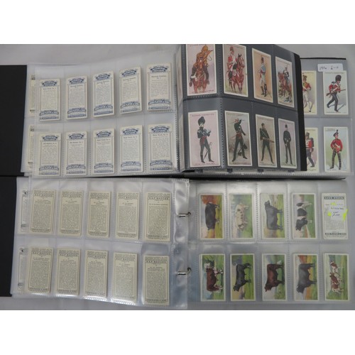 731 - Collection of cigarette card sets, in 10 albums, condition is mixed, but generally good or better, i... 