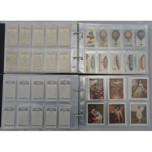 781 - Collection of Wills cigarette card sets in 4 albums, in mixed condition, but generally good, with As... 