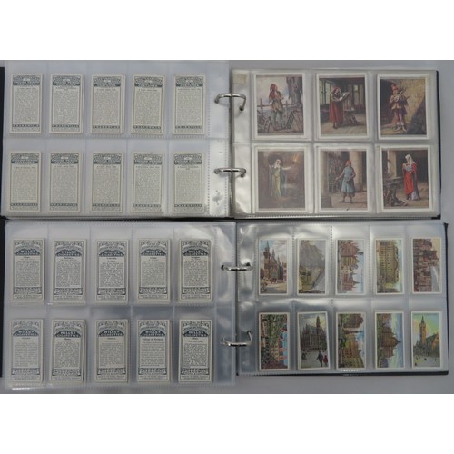 781 - Collection of Wills cigarette card sets in 4 albums, in mixed condition, but generally good, with As... 