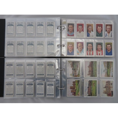 781 - Collection of Wills cigarette card sets in 4 albums, in mixed condition, but generally good, with As... 