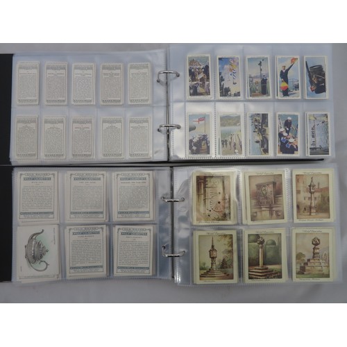 782 - Collection of Wills cigarette card sets in 4 albums,  in mixed condition, but generally good, with M... 