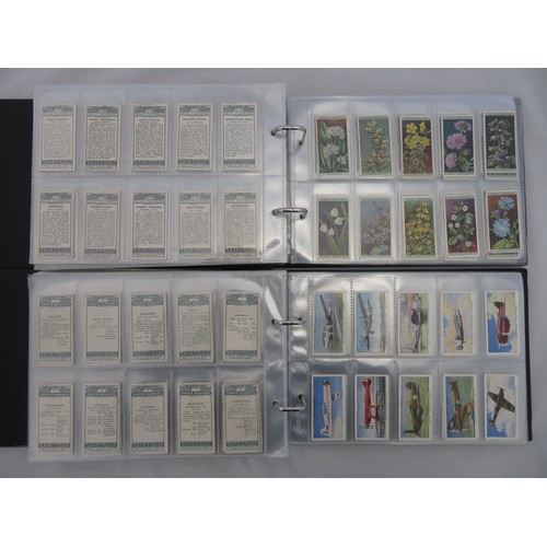 782 - Collection of Wills cigarette card sets in 4 albums,  in mixed condition, but generally good, with M... 