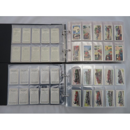 782 - Collection of Wills cigarette card sets in 4 albums,  in mixed condition, but generally good, with M... 