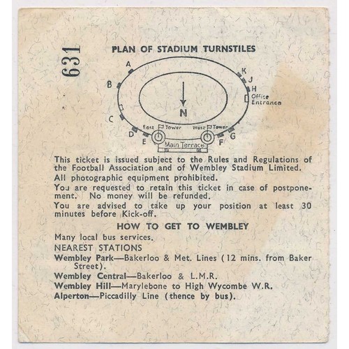 725 - 1966 World Cup pair of England tickets, two salmon colour tickets to Wembley Stadium England matches... 