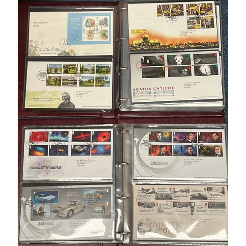 651 - 1967-2022 collection of First Day Covers in twelve Royal Mail First Day Cover albums, predominantly ... 