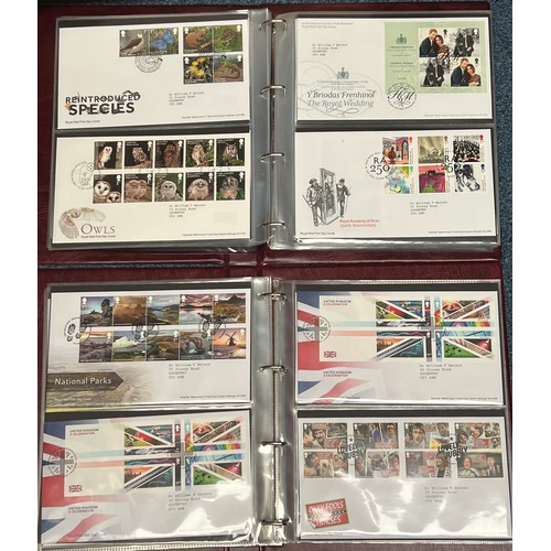 651 - 1967-2022 collection of First Day Covers in twelve Royal Mail First Day Cover albums, predominantly ... 