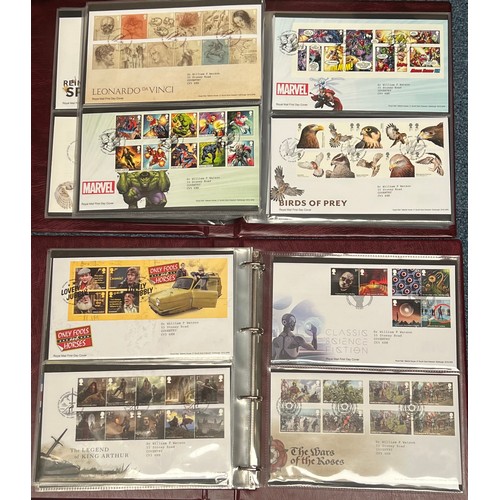 651 - 1967-2022 collection of First Day Covers in twelve Royal Mail First Day Cover albums, predominantly ... 