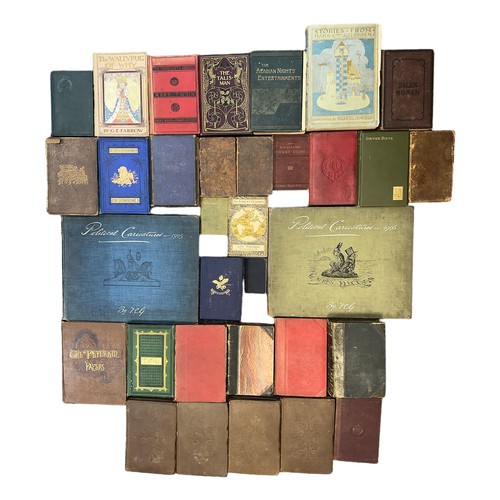 689 - A large selection of old antique books to include, in various age-related conditions; ‘Stories from ... 