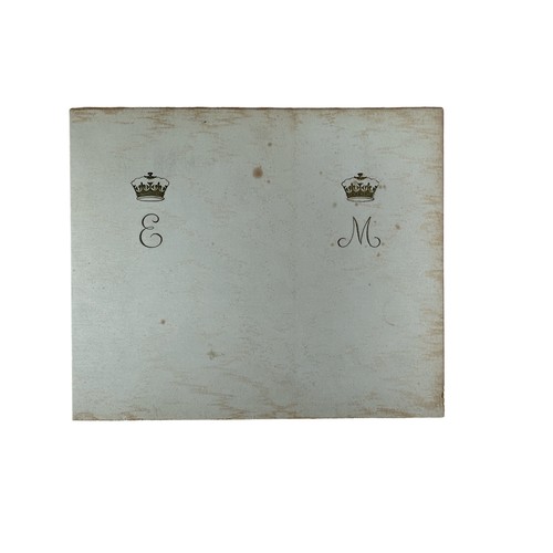 816 - A 1940s (believed to be 1946) Christmas card signed by TRH Princess Elizabeth (later HM Queen Elizab... 