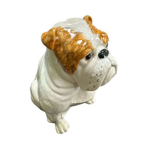 387 - Royal Doulton British Bulldog figure with Royal Doulton Made in England stamp to base.