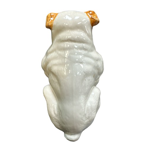 387 - Royal Doulton British Bulldog figure with Royal Doulton Made in England stamp to base.