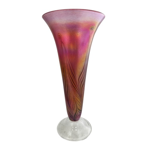 299 - A John Ditchfield for Glassform, large Tulip glass vase, signed with ‘J.Ditchfield’ etched to base. ... 