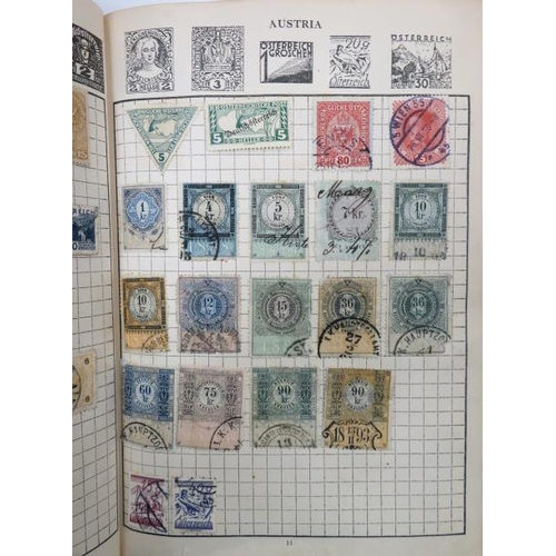 577 - World stamp collection in four “Hobby Style” albums including predominantly early values with Great ... 