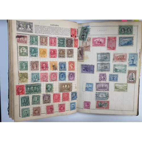 577 - World stamp collection in four “Hobby Style” albums including predominantly early values with Great ... 