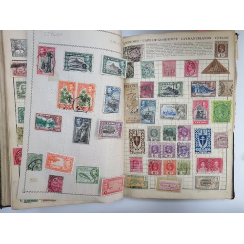 577 - World stamp collection in four “Hobby Style” albums including predominantly early values with Great ... 