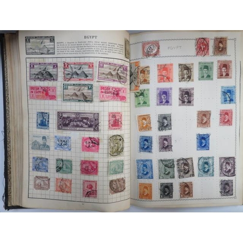 577 - World stamp collection in four “Hobby Style” albums including predominantly early values with Great ... 