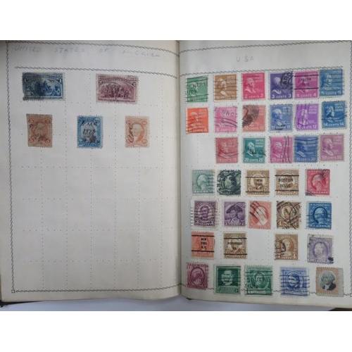 577 - World stamp collection in four “Hobby Style” albums including predominantly early values with Great ... 