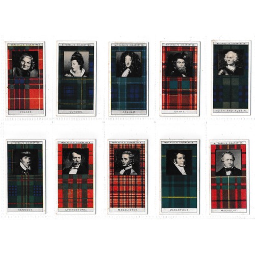 760 - Mitchell's 1927 'A Series of 50 Clan Tartans' complete set in very good to excellent condition. Cat.... 