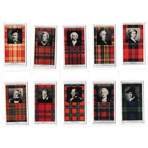 760 - Mitchell's 1927 'A Series of 50 Clan Tartans' complete set in very good to excellent condition. Cat.... 