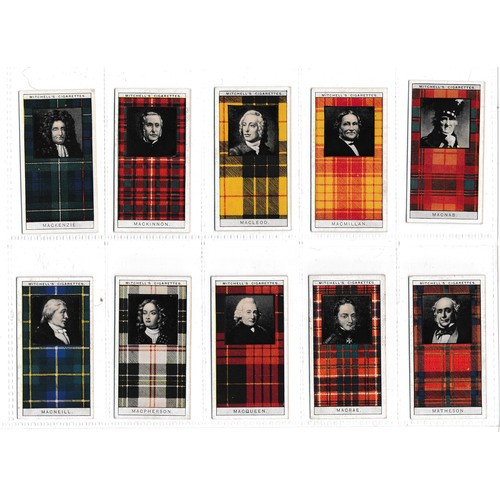 760 - Mitchell's 1927 'A Series of 50 Clan Tartans' complete set in very good to excellent condition. Cat.... 