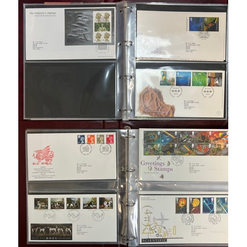 636 - 1970-2000 collection of Great Britain First Day Covers in nine albums (7 being ‘Royal Mail First Day... 