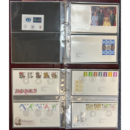 636 - 1970-2000 collection of Great Britain First Day Covers in nine albums (7 being ‘Royal Mail First Day... 