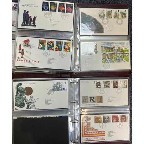 636 - 1970-2000 collection of Great Britain First Day Covers in nine albums (7 being ‘Royal Mail First Day... 